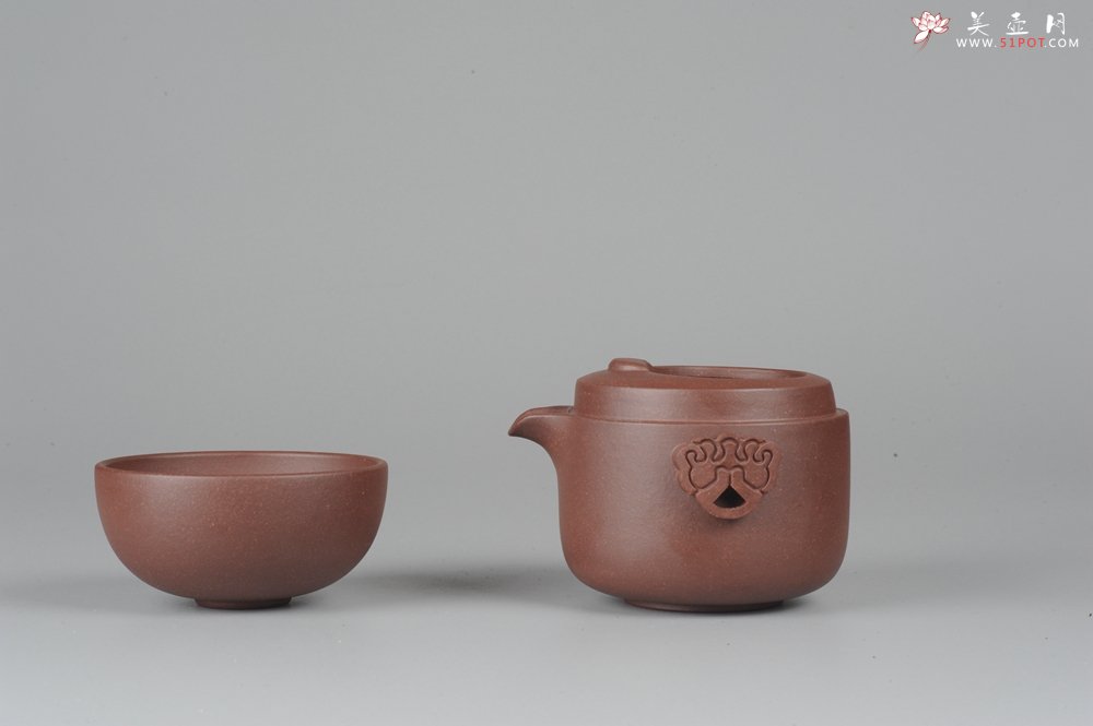 紫砂壶图片：美杯特惠 办公旅行便携式茶具快客杯 泥料非常好 送礼自用佳品 - 全手工紫砂壶网
