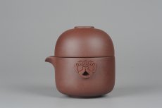 紫砂壶图片：美杯特惠 办公旅行便携式茶具快客杯 泥料非常好 送礼自用佳品 - 全手工紫砂壶网