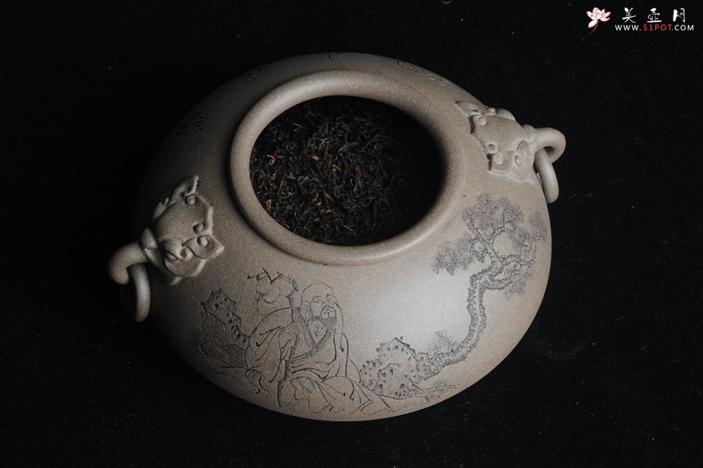 紫砂壶图片：阳羡明后雨前茶 采摘4.9 细嫩叶芽 4.10手工炮制新鲜出炉 弥香沁脾 90g每次泡茶可泡5到6泡 - 全手工紫砂壶网