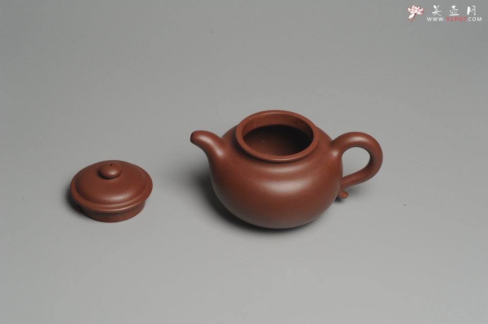 紫砂壶图片：实力派杨欣橙老师全手工大亨莲子 本色清水泥 深得老味 古韵悠悠 - 全手工紫砂壶网