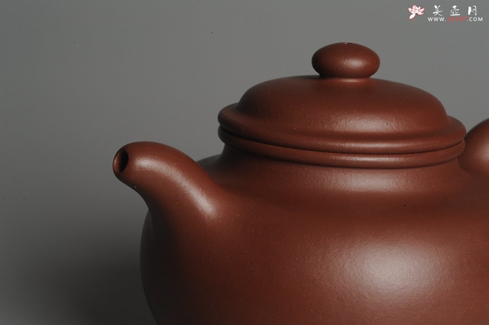 紫砂壶图片：实力派杨欣橙老师全手工大亨莲子 本色清水泥 深得老味 古韵悠悠 - 全手工紫砂壶网
