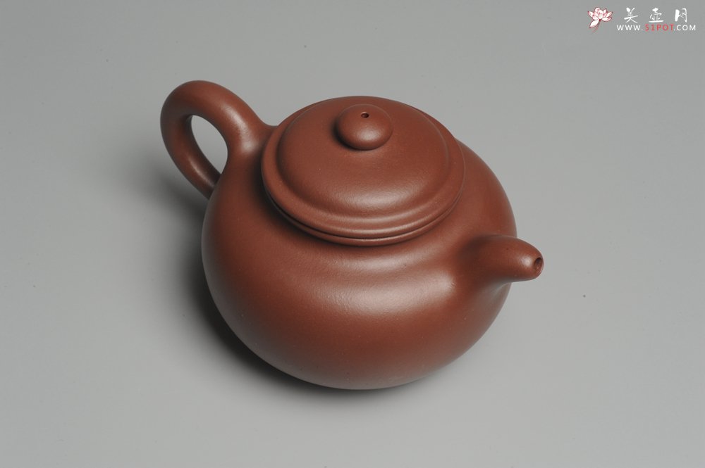 紫砂壶图片：实力派杨欣橙老师全手工大亨莲子 本色清水泥 深得老味 古韵悠悠 - 全手工紫砂壶网