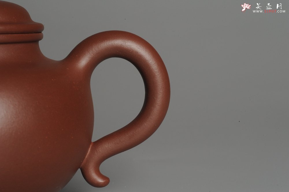 紫砂壶图片：实力派杨欣橙老师全手工大亨莲子 本色清水泥 深得老味 古韵悠悠 - 全手工紫砂壶网