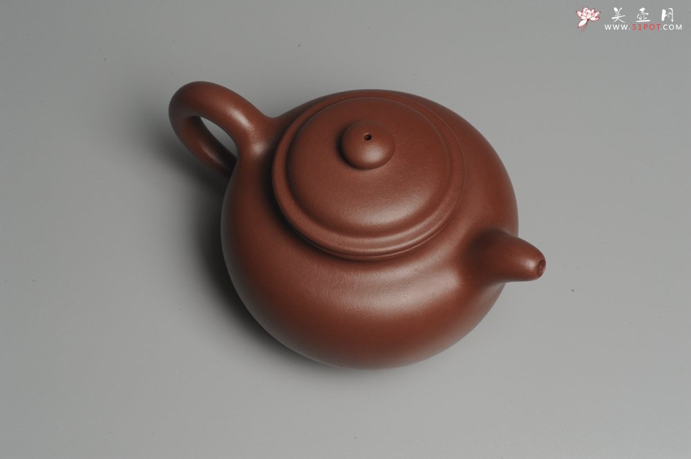 紫砂壶图片：实力派杨欣橙老师全手工大亨莲子 本色清水泥 深得老味 古韵悠悠 - 全手工紫砂壶网