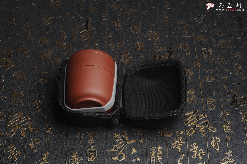 紫砂壶图片：美杯特惠 便携式办公旅行杯 泥料和做工超好 高8.5cm直径6.5cm - 全手工紫砂壶网