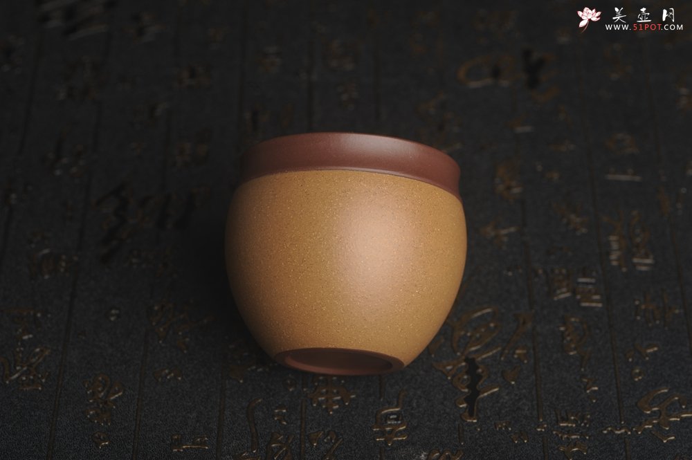 紫砂壶图片：美杯国庆特惠 精品好泥好工雅致特厚实缸杯主人杯二式 - 全手工紫砂壶网