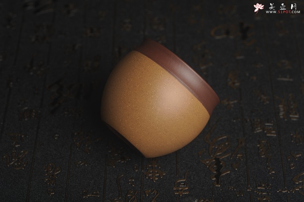 紫砂壶图片：美杯国庆特惠 精品好泥好工雅致特厚实缸杯主人杯二式 - 全手工紫砂壶网