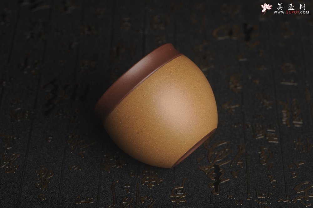 紫砂壶图片：美杯国庆特惠 精品好泥好工雅致特厚实缸杯主人杯二式 - 全手工紫砂壶网