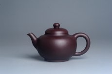 紫砂壶图片：油润黄龙山底槽青 全手工熹微壶  期待与您结缘 - 全手工紫砂壶网