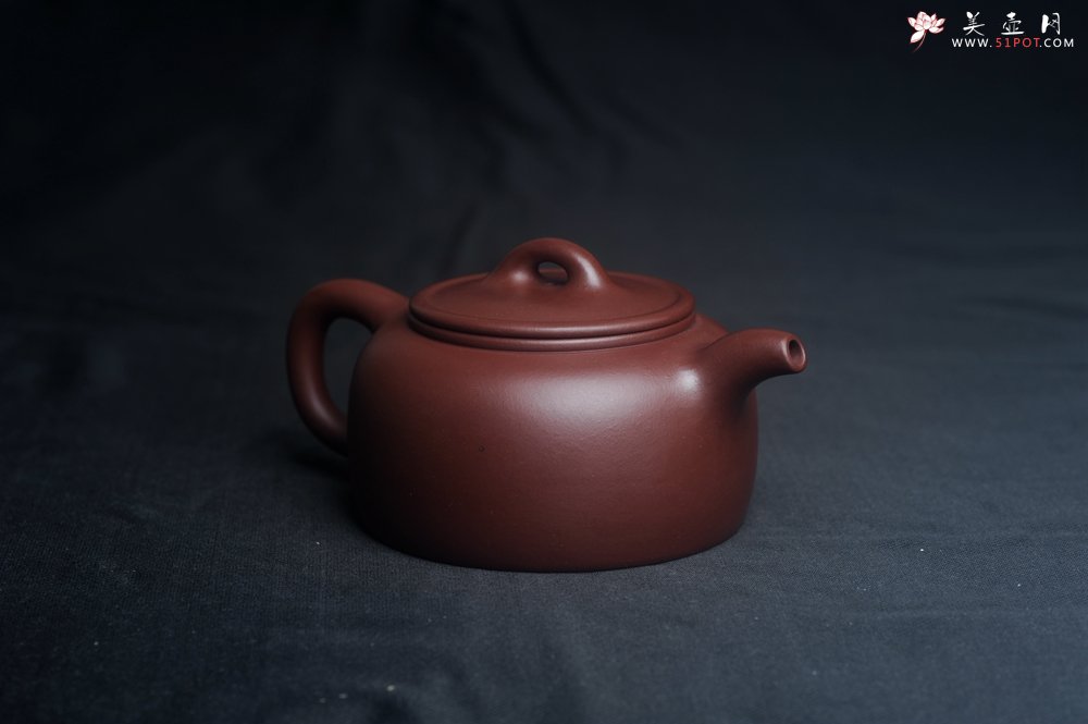 紫砂壶图片：潜力股周小培老师 4号井深井红皮龙 全手工过桥井栏壶 - 全手工紫砂壶网