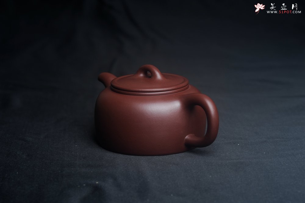 紫砂壶图片：潜力股周小培老师 4号井深井红皮龙 全手工过桥井栏壶 - 全手工紫砂壶网