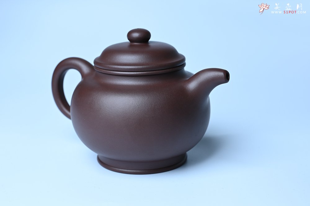 紫砂壶图片：潜力股王老师 美壶特惠 老紫泥全手工大亨掇只壶 - 全手工紫砂壶网
