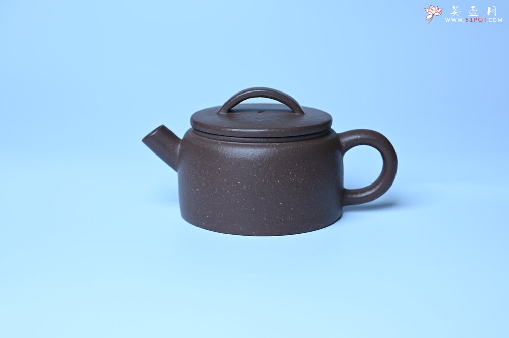 紫砂壶图片：美壶特惠 特好粗砂紫泥大炮汉瓦 出水爽利 - 全手工紫砂壶网