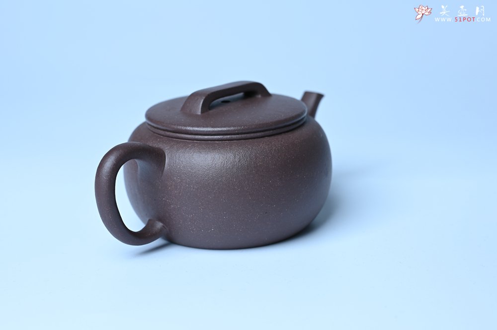 紫砂壶图片：美壶特惠 特好老紫泥涌泉壶 茶人醉爱 - 全手工紫砂壶网