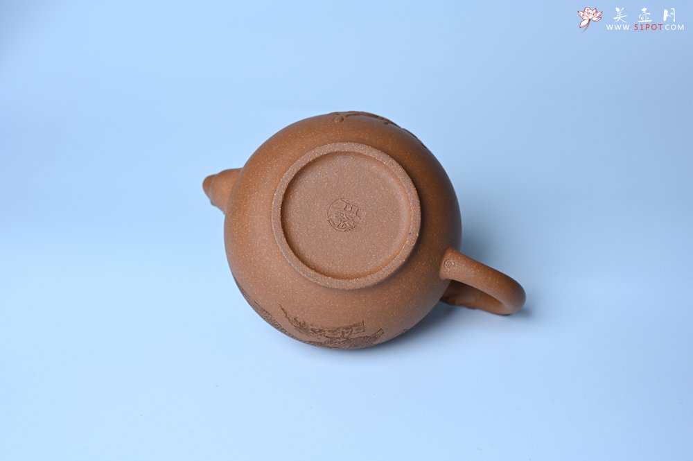 紫砂壶图片：美壶特惠 精致降坡泥祥瑞壶 茶人醉爱 - 全手工紫砂壶网