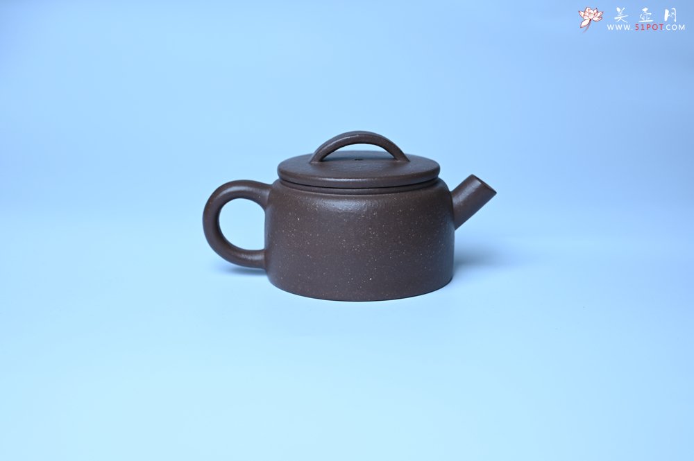 紫砂壶图片：美壶特惠 特好粗砂紫泥大炮汉瓦 出水爽利 - 全手工紫砂壶网