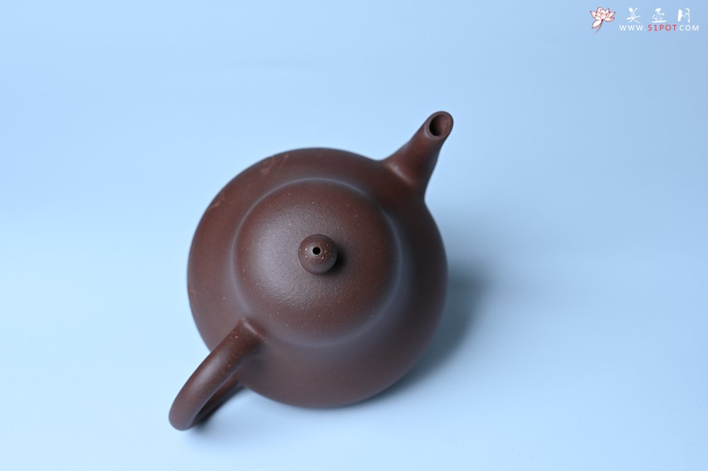 紫砂壶图片：毛国强入室弟子黄云初 特好老紫泥梨形壶 名家何水法书法＂壶在自香＂ 刘世涛伯陶刻 - 全手工紫砂壶网