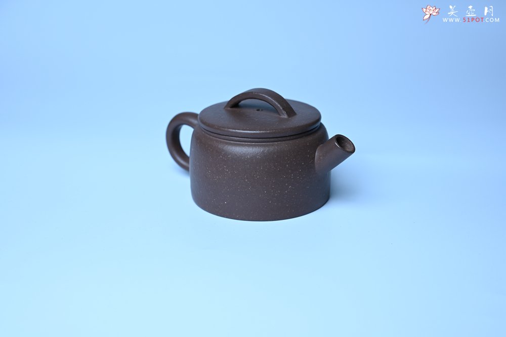 紫砂壶图片：美壶特惠 特好粗砂紫泥大炮汉瓦 出水爽利 - 全手工紫砂壶网