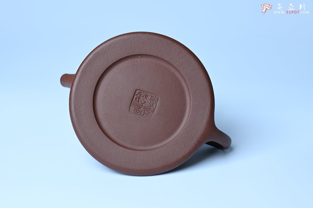 紫砂壶图片：口盖略宽 美壶特惠 好紫泥曲石瓢 喜欢小品的来 性价比高 - 全手工紫砂壶网