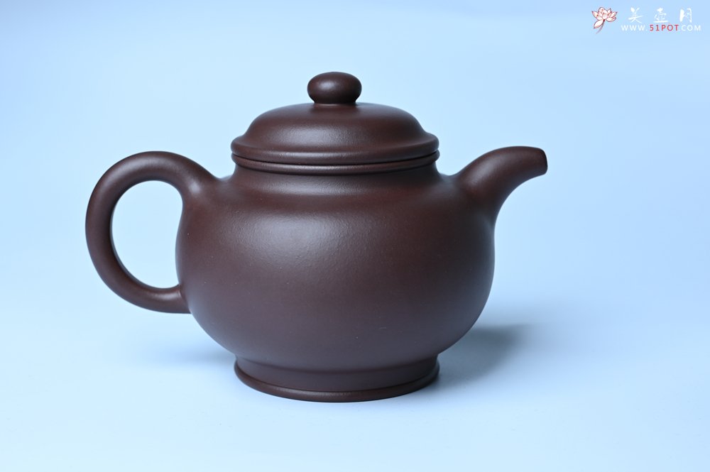 紫砂壶图片：潜力股王老师 美壶特惠 老紫泥全手工大亨掇只壶 - 全手工紫砂壶网