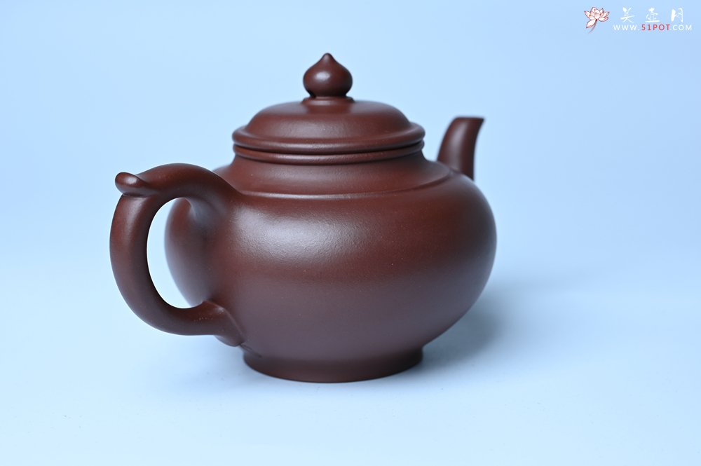 紫砂壶图片：潜力股周小培老师 4号井深井红皮龙全手工笑樱壶 养后特润 期待与您结缘 - 全手工紫砂壶网