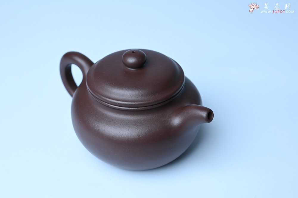 紫砂壶图片：特好老紫泥全手工仿古壶 茶人醉爱 - 全手工紫砂壶网