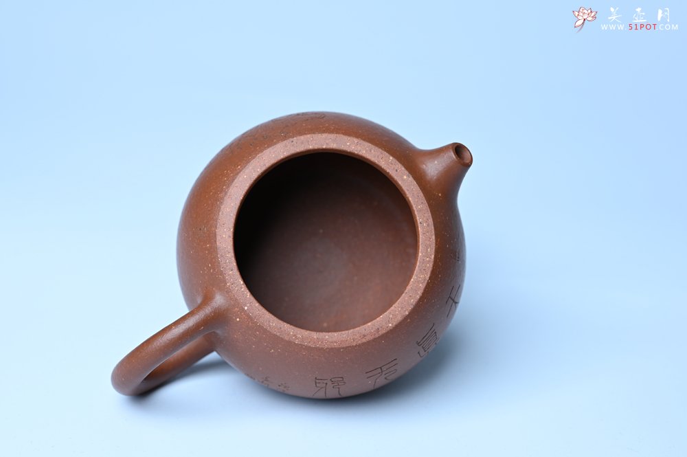 紫砂壶图片：油润降坡泥全手工小品西施壶  装饰童子图 天真无邪 - 全手工紫砂壶网