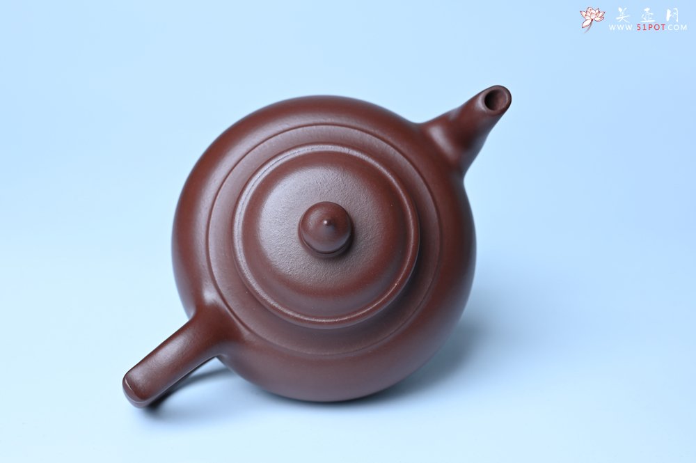 紫砂壶图片：潜力股周小培老师 4号井深井红皮龙全手工笑樱壶 养后特润 期待与您结缘 - 全手工紫砂壶网
