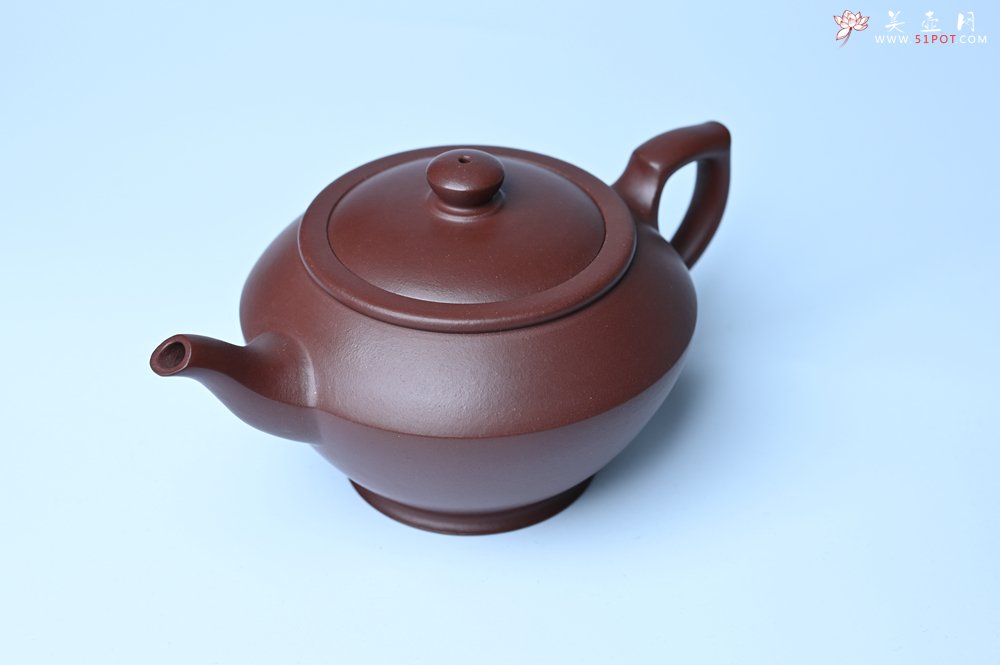 紫砂壶图片：潜力股周小培老师 4号井深井红皮龙 全手工汉云壶 - 全手工紫砂壶网
