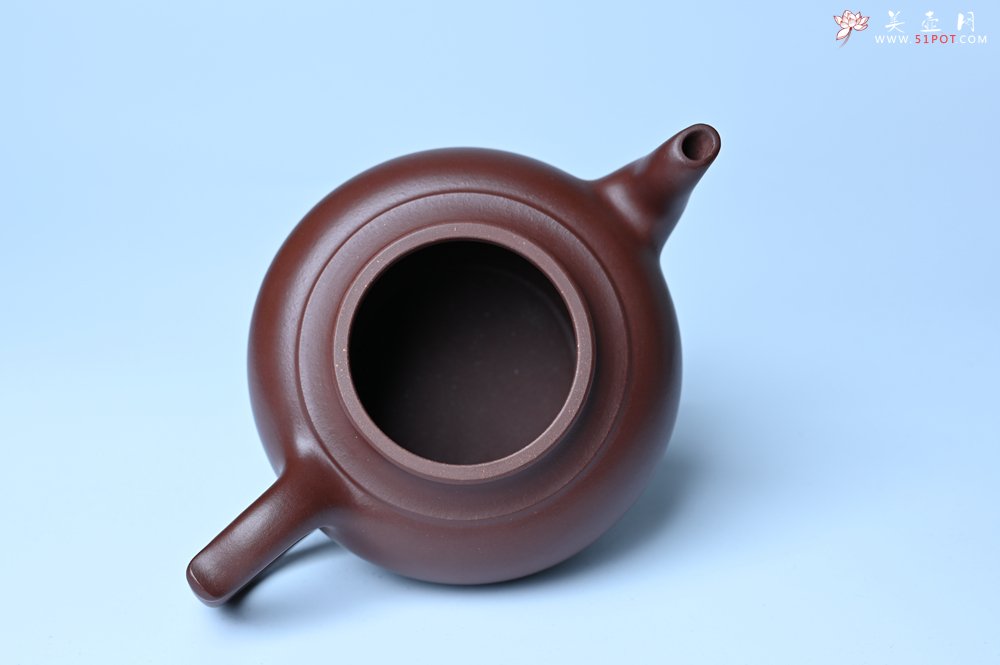 紫砂壶图片：潜力股周小培老师 4号井深井红皮龙全手工笑樱壶 养后特润 期待与您结缘 - 全手工紫砂壶网