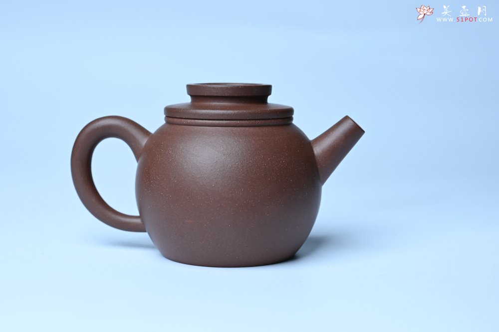 紫砂壶图片：美壶特惠 精致黑星红拼紫泥（家藏限量）巨轮小壶 茶人醉爱 - 全手工紫砂壶网