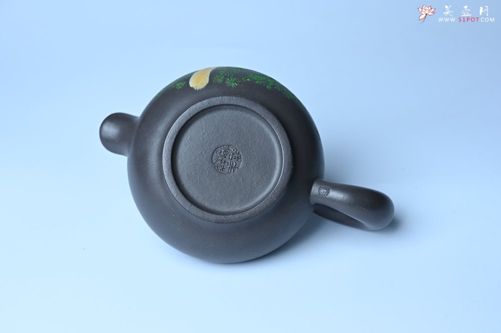 紫砂壶图片：美壶特惠 手工手制紫砂壶特好青灰泥松鼠壶 茶壶 茶具 单壶 - 全手工紫砂壶网