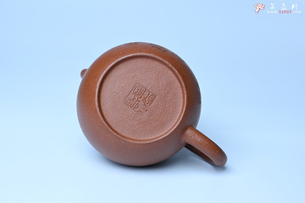 紫砂壶图片：油润降坡泥全手工小品西施壶  装饰童子图 天真无邪 - 全手工紫砂壶网