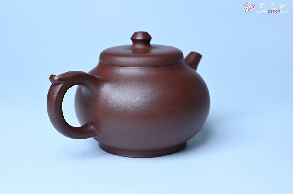 紫砂壶图片：潜力股周小培老师 4号井深井红皮龙全手工修德壶 养后特润 期待与您结缘 - 全手工紫砂壶网