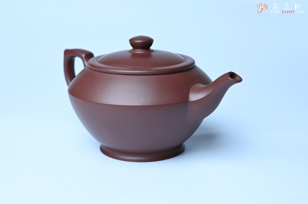紫砂壶图片：潜力股周小培老师 4号井深井红皮龙 全手工汉云壶 - 全手工紫砂壶网