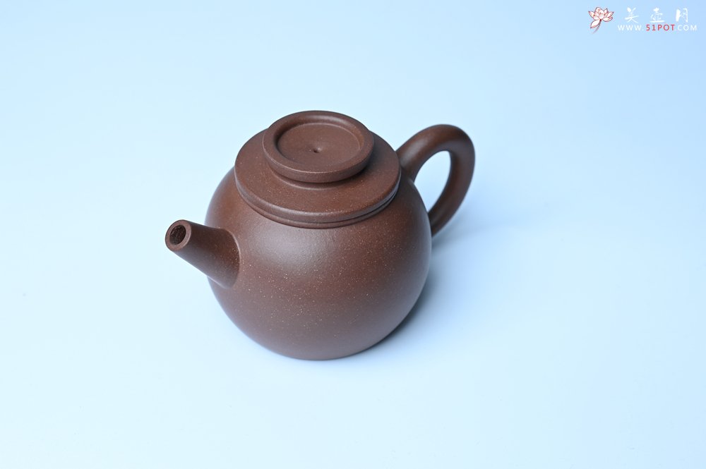 紫砂壶图片：美壶特惠 精致黑星红拼紫泥（家藏限量）巨轮小壶 茶人醉爱 - 全手工紫砂壶网