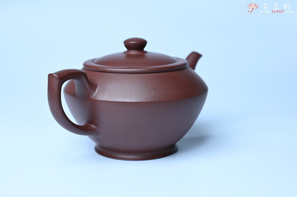 紫砂壶图片：潜力股周小培老师 4号井深井红皮龙 全手工汉云壶 - 全手工紫砂壶网