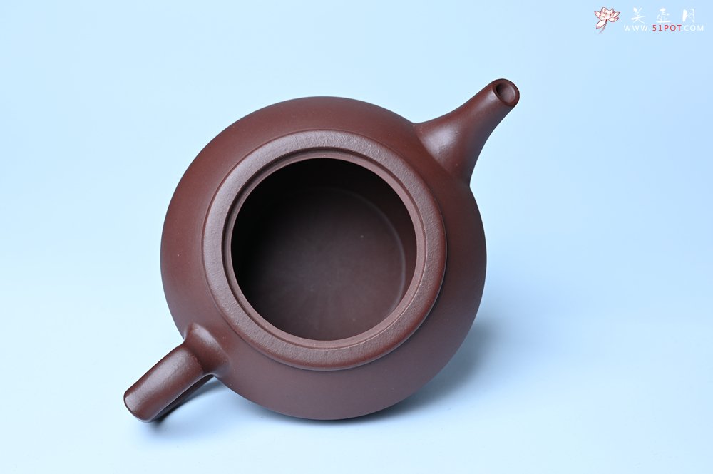 紫砂壶图片：潜力股周小培老师 4号井深井红皮龙 全手工汉云壶 - 全手工紫砂壶网