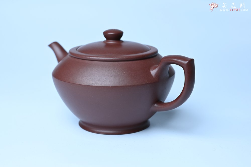 紫砂壶图片：潜力股周小培老师 4号井深井红皮龙 全手工汉云壶 - 全手工紫砂壶网