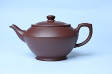 紫砂壶图片：潜力股周小培老师 4号井深井红皮龙 全手工汉云壶 - 全手工紫砂壶网