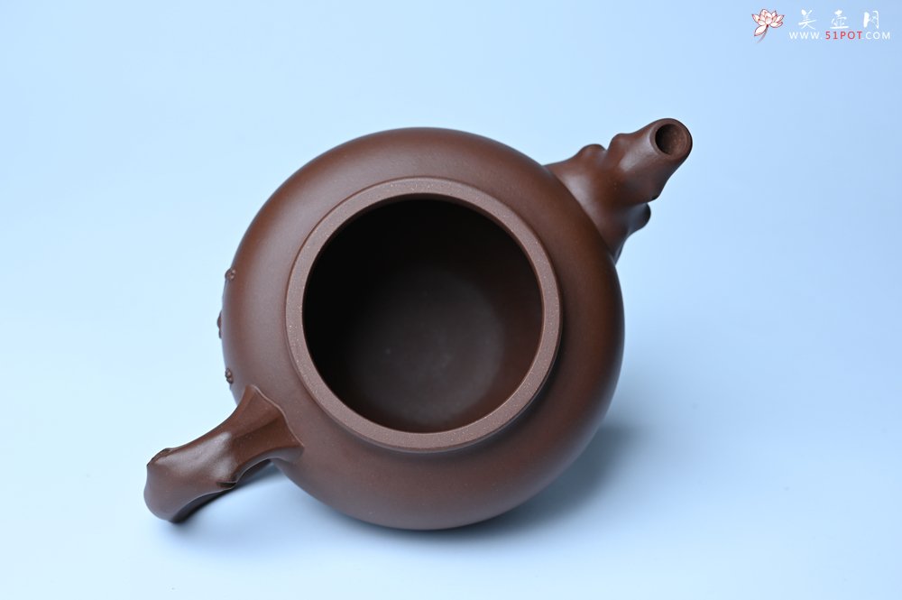 紫砂壶图片：美壶特惠 精致报春系列之梅花报春壶 - 全手工紫砂壶网