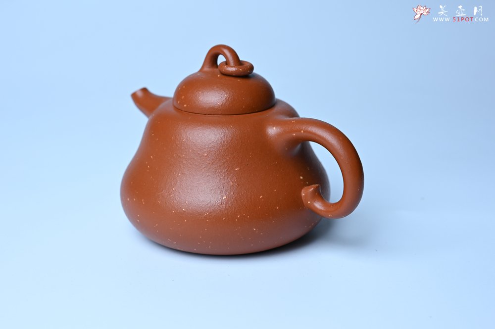 紫砂壶图片：美壶特惠 特好铺砂红泥福禄葫芦壶 茶人醉爱 - 全手工紫砂壶网