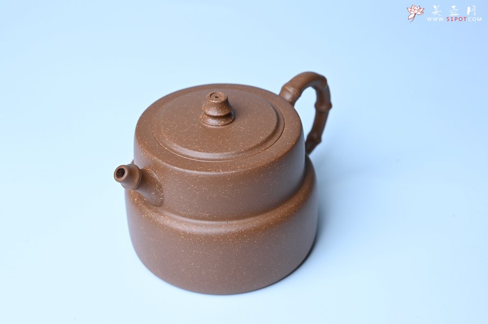紫砂壶图片：美壶特惠 精致秀雅趣竹壶 茶人醉爱 - 全手工紫砂壶网
