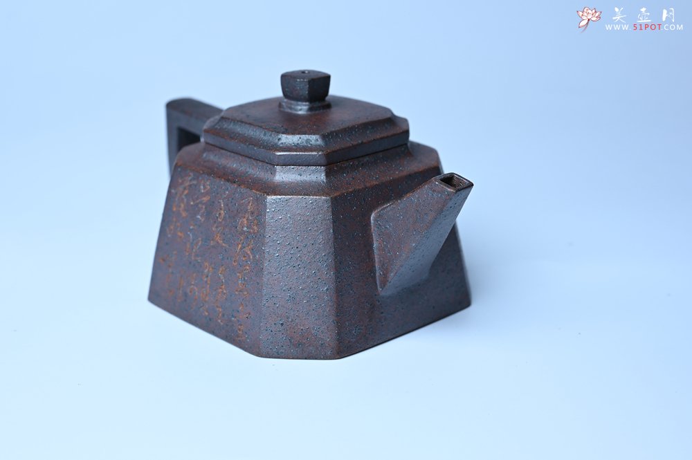 紫砂壶图片：美壶特惠 柴烧八方紫砂壶 茶人醉爱 - 全手工紫砂壶网