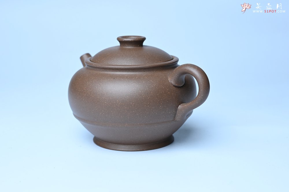 紫砂壶图片：美壶特惠 紫砂壶手工手制青灰段泥巨轮壶 茶壶 茶具 单壶 - 全手工紫砂壶网