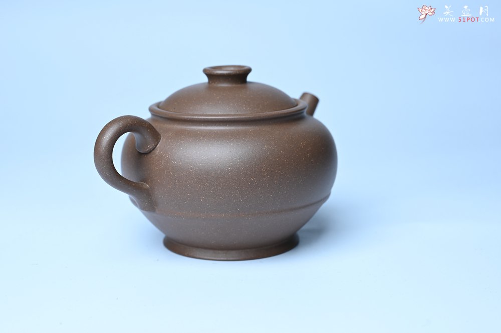 紫砂壶图片：美壶特惠 紫砂壶手工手制青灰段泥巨轮壶 茶壶 茶具 单壶 - 全手工紫砂壶网