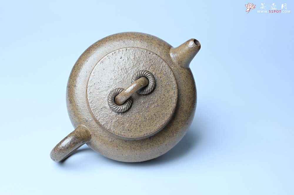 紫砂壶图片：美壶特惠 优质柴烧双圈壶 茶人醉爱 - 全手工紫砂壶网