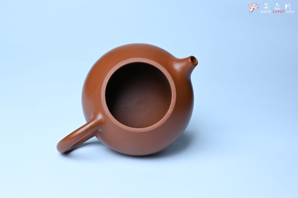 紫砂壶图片：潜力股周小培 油润黄龙山朱泥 全手工文旦壶 壶特好 期待与您结缘 - 全手工紫砂壶网