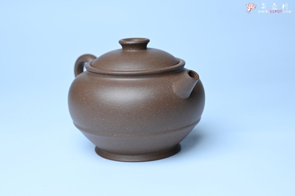 紫砂壶图片：美壶特惠 紫砂壶手工手制青灰段泥巨轮壶 茶壶 茶具 单壶 - 全手工紫砂壶网