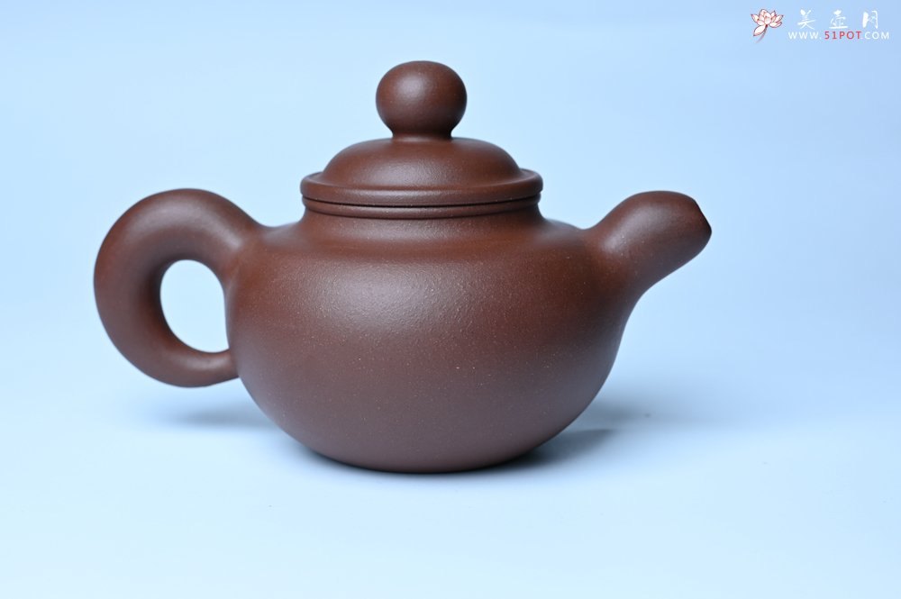 紫砂壶图片：美壶特惠 黑星红拼紫泥（家藏限量）道洪圆珠壶 - 全手工紫砂壶网